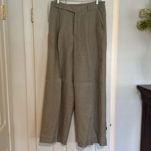 Madewell Harlow Wide Leg Linen Pants Size 10